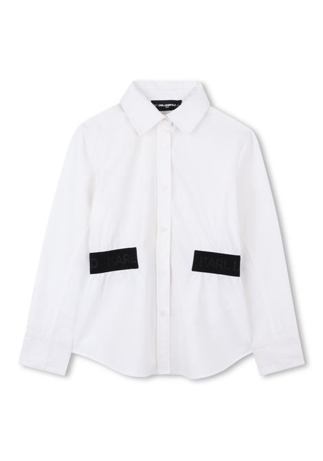 Camicia con logo KARL LAGERFELD KIDS | Z3058710P